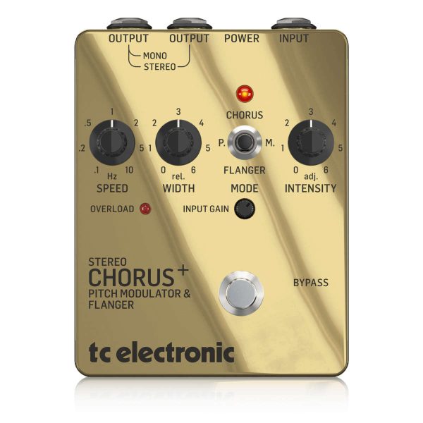 TC Electronic SCF GOLD SE Pedal de Chorus Flanger Stereo