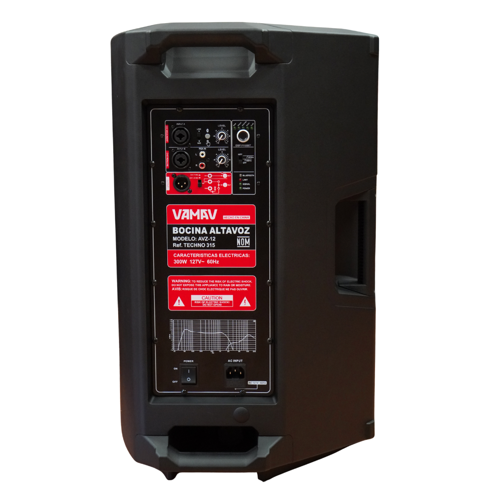 Vamav TECHNO 315 Caja Activa 15″ 300W RMS