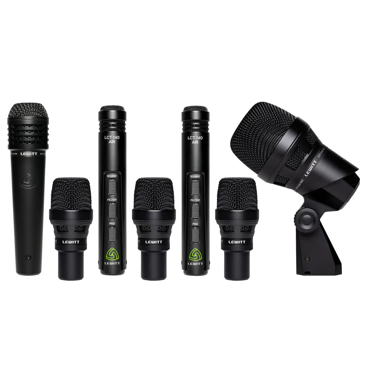 Lewitt Beatkit Pro Kit de 7 micrófonos para batería