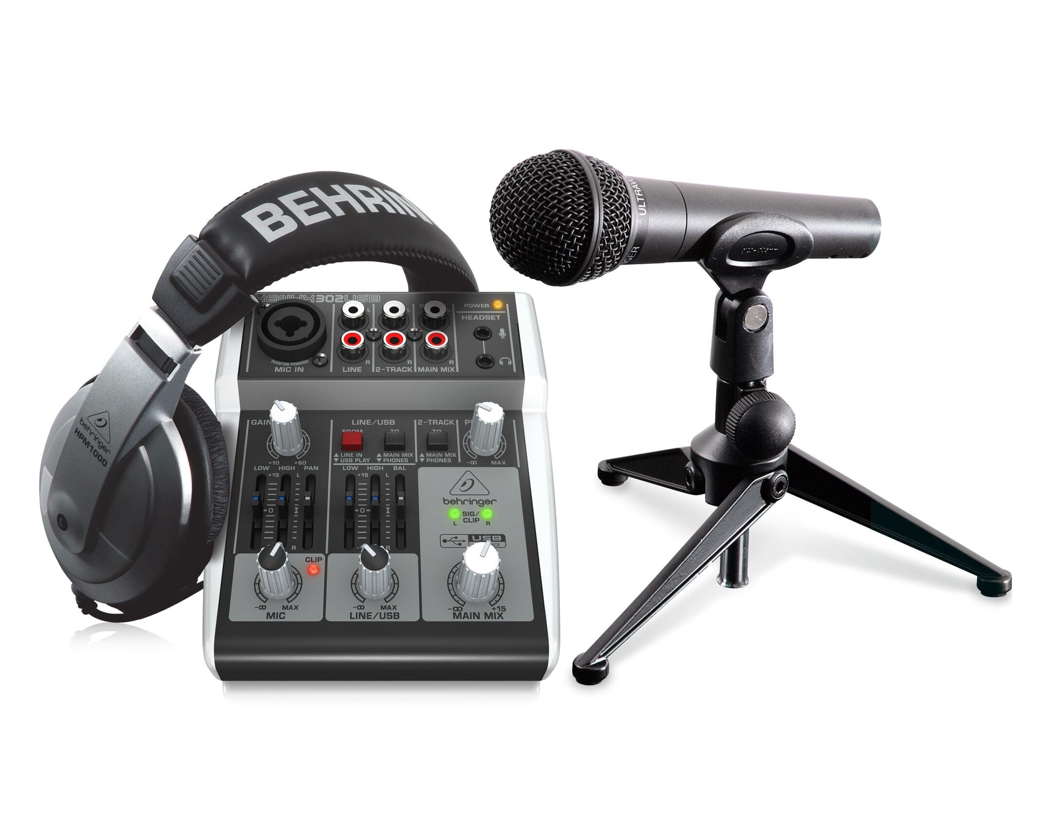Behringer Podcastudio 2 USB Packs de Grabación Behringer 
