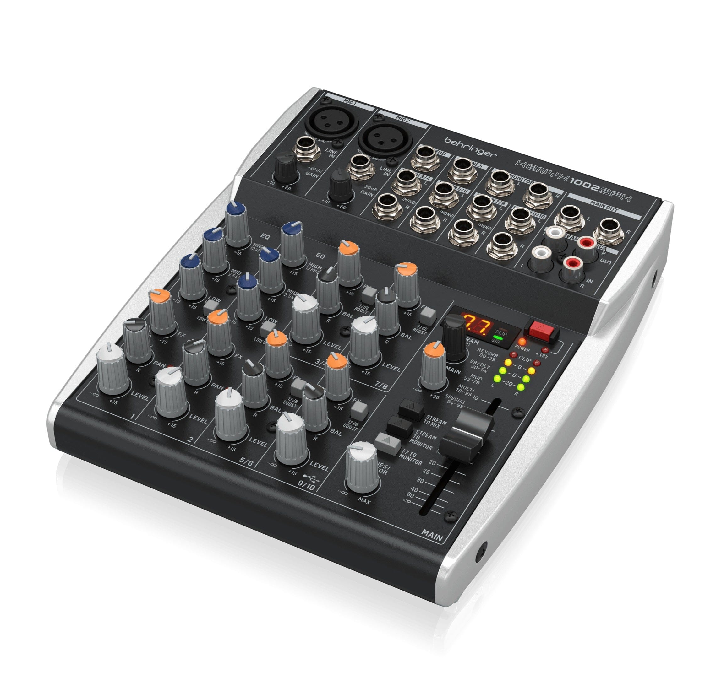 Behringer Xenyx 1002SFX Mixer Análogo con Interfaz USB y Efectos