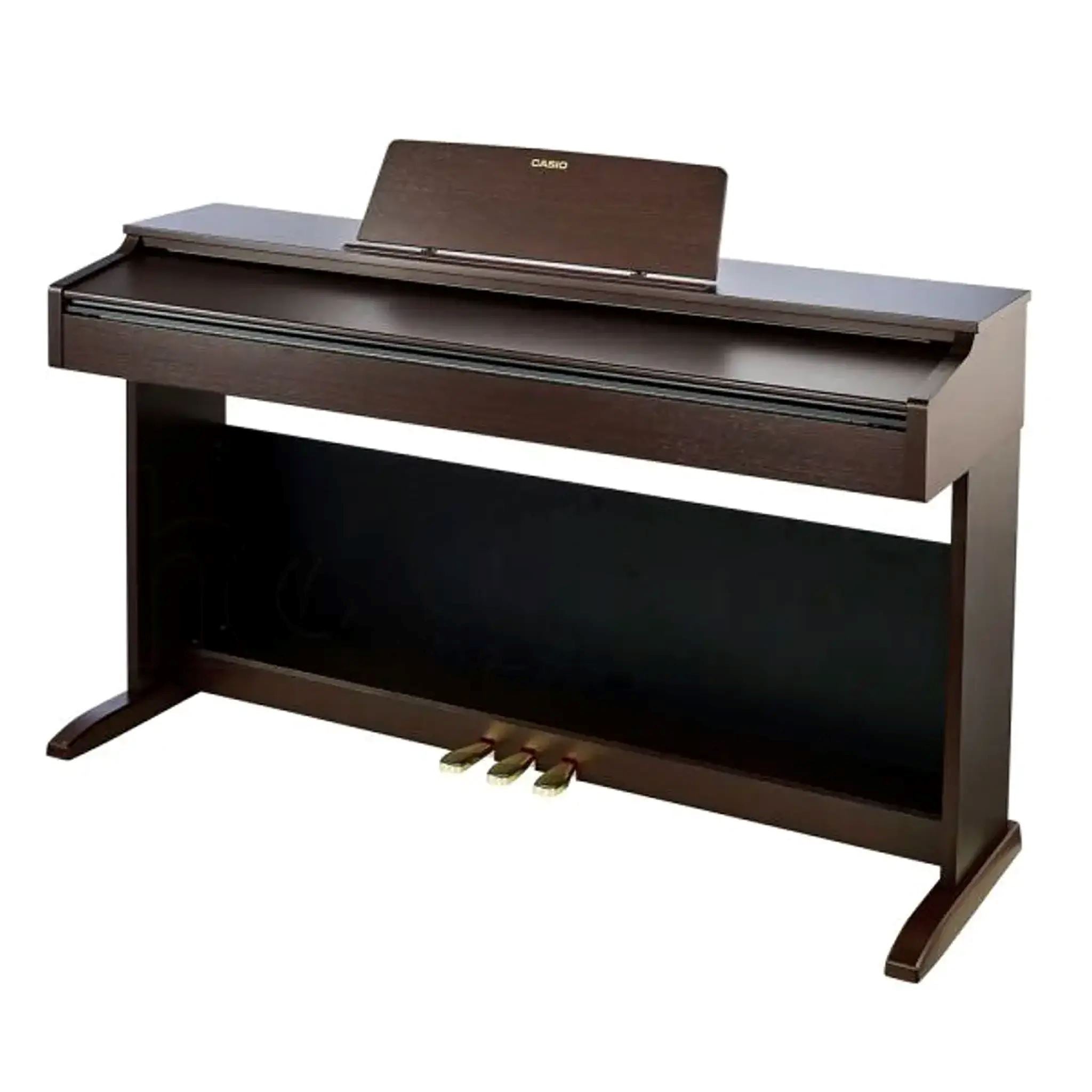 Casio AP 270 Café Piano Digital con Mueble y Banqueta Incluídos (Incluye Transformador Original) Pianos Digitales Casio 