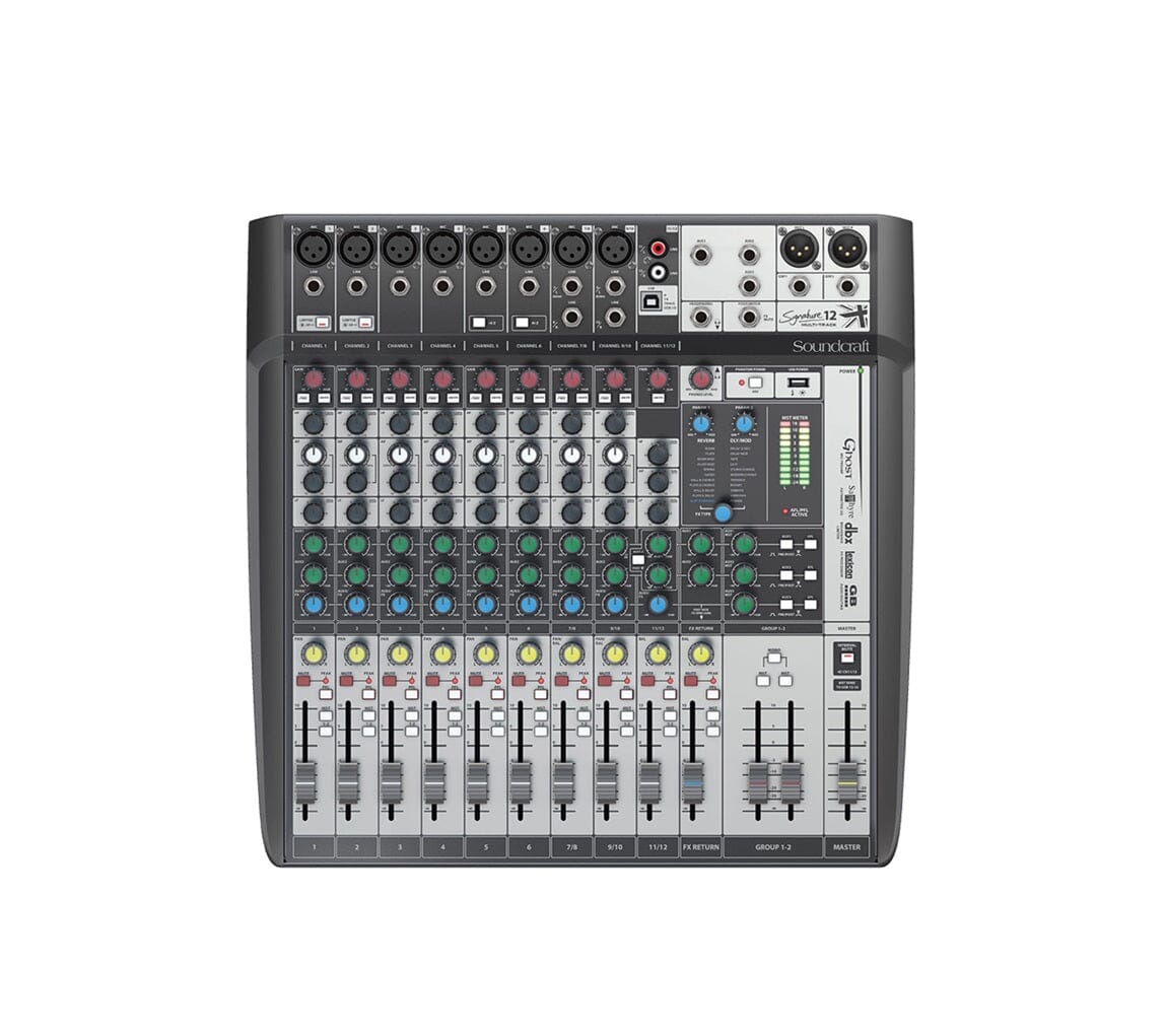 Consola Análoga Soundcraft Signature 12 MTK Mixers/Consolas Soundcraft 