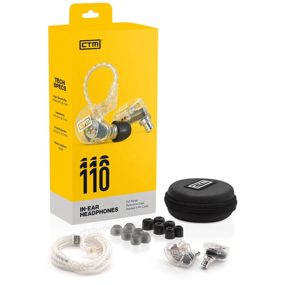 CTM CE110 Audífonos in ear profesionales 20 Hz a 20 kHz