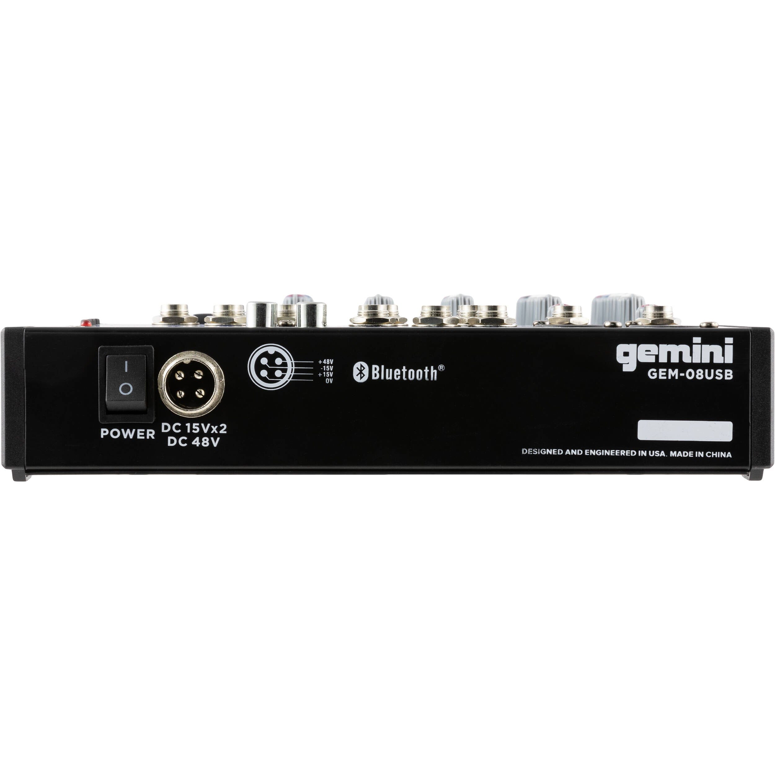 Gemini GEM-08USB Mezclador Análogo 8 Canales USB - Bluetooth Mixers/Consolas Gemini 