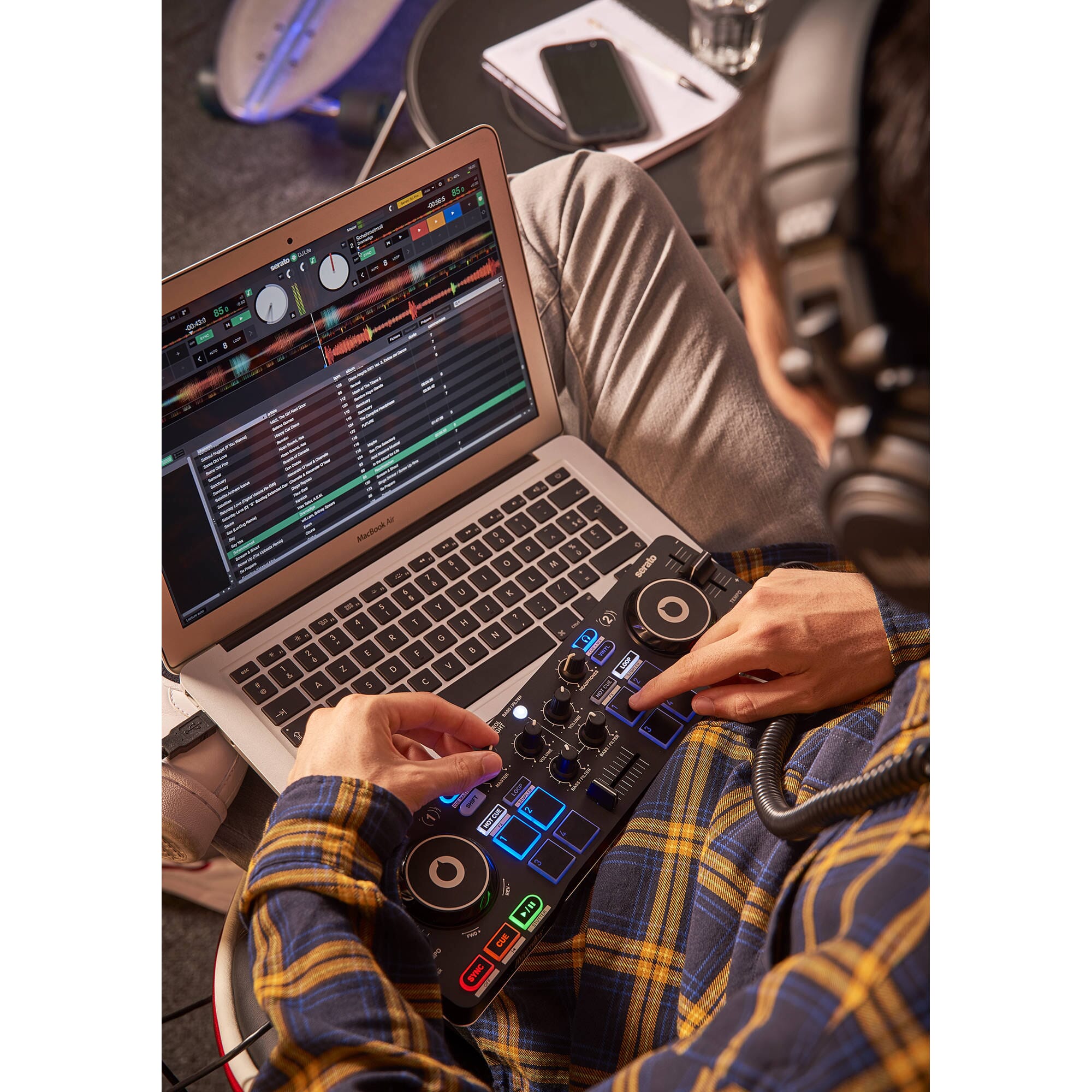 Hercules DJControl Starlight Superficies de Control Hercules 