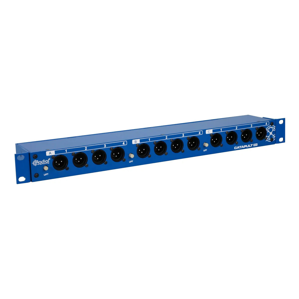 Radial Catapult Rack RX Multipar Cat5 de 12 canales