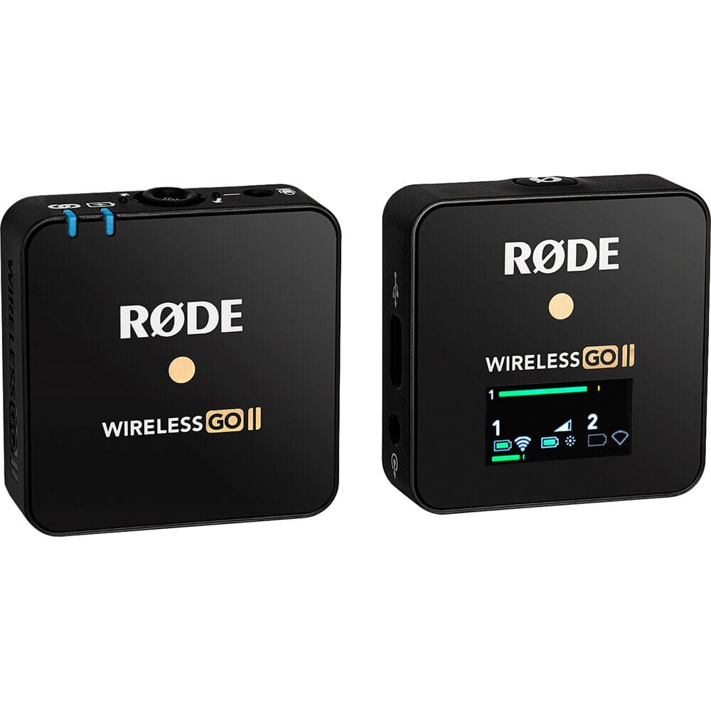 RODE Wireless GO II Dual Sistema Micrófonos Inalámbricos / Grabador Portátil para Celulares y Cámaras Micrófonos para Celulares RODE 