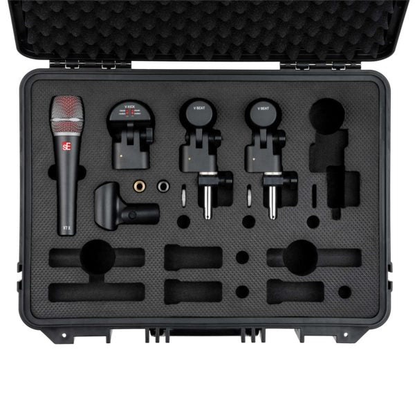 sE Electronics V Pack Venue Kit Profesional de Micrófonos para Batería