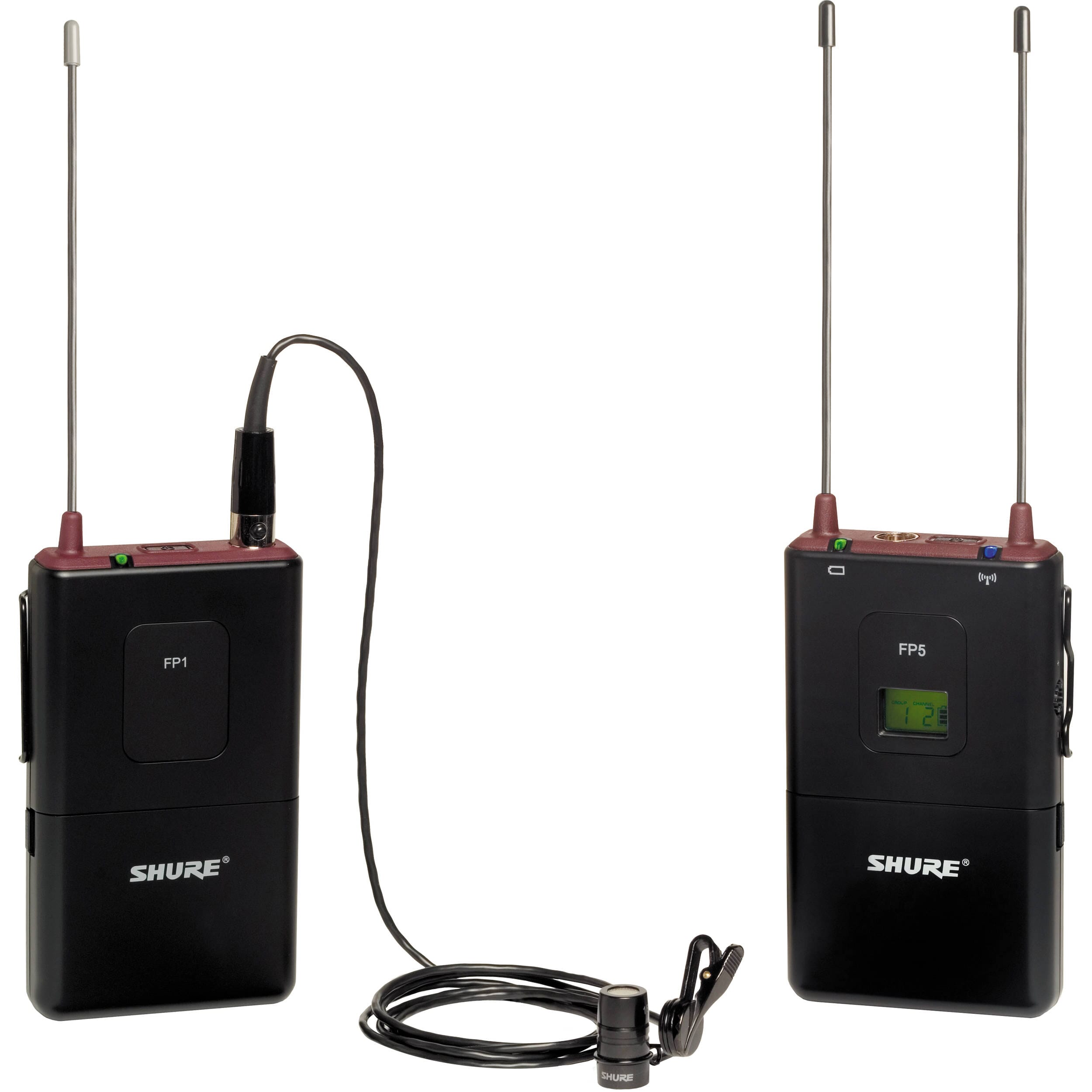 Shure FP15/83 Micrófono Lavalier (Solapa) Inalámbrico (G4: 470 a 494 MHz) Micrófonos Inalámbricos Shure 