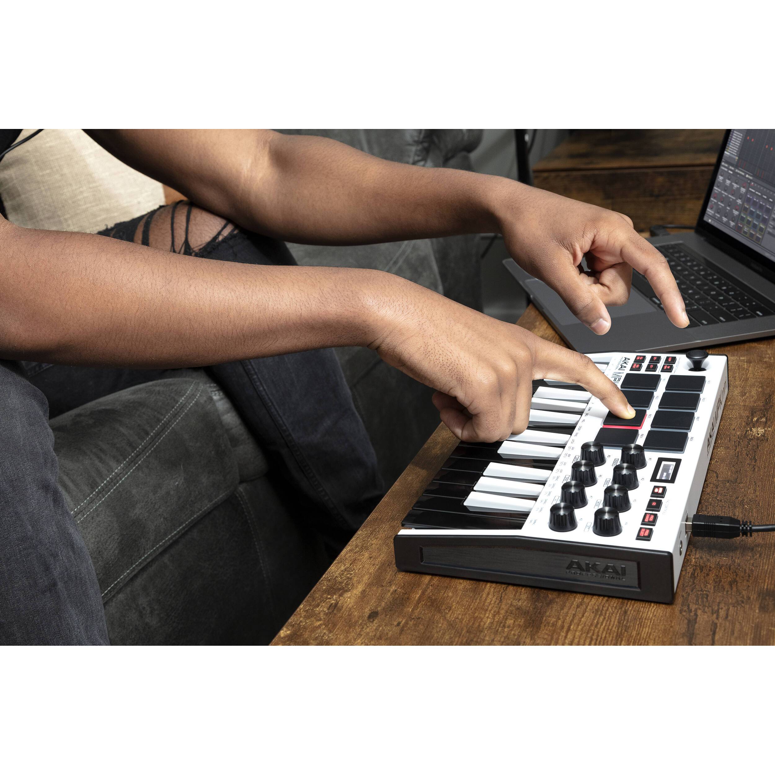 Akai Professional MPK Mini MK3 White Controlador Midi Controladores USB/MIDI Akai 