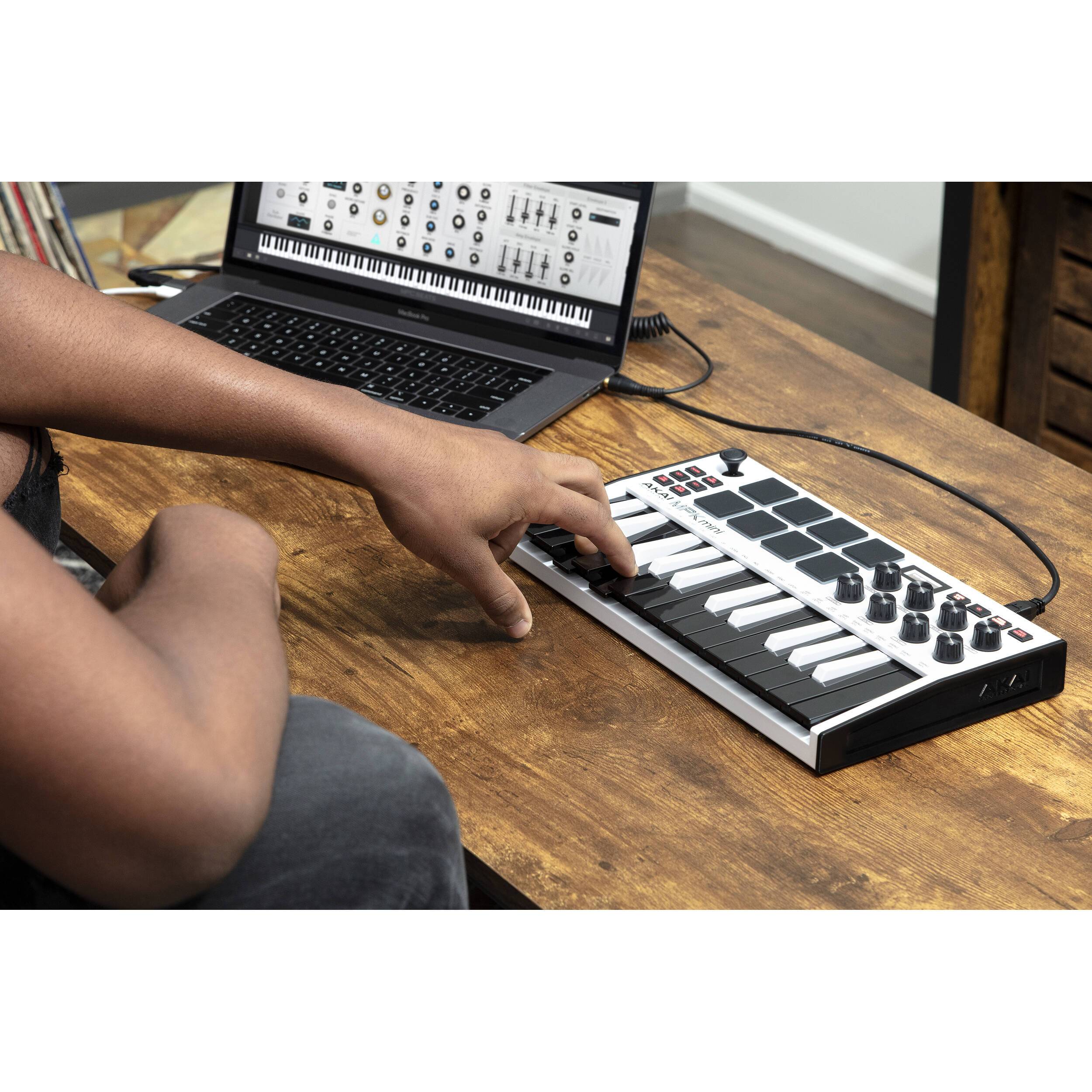 Akai Professional MPK Mini MK3 White Controlador Midi Controladores USB/MIDI Akai 