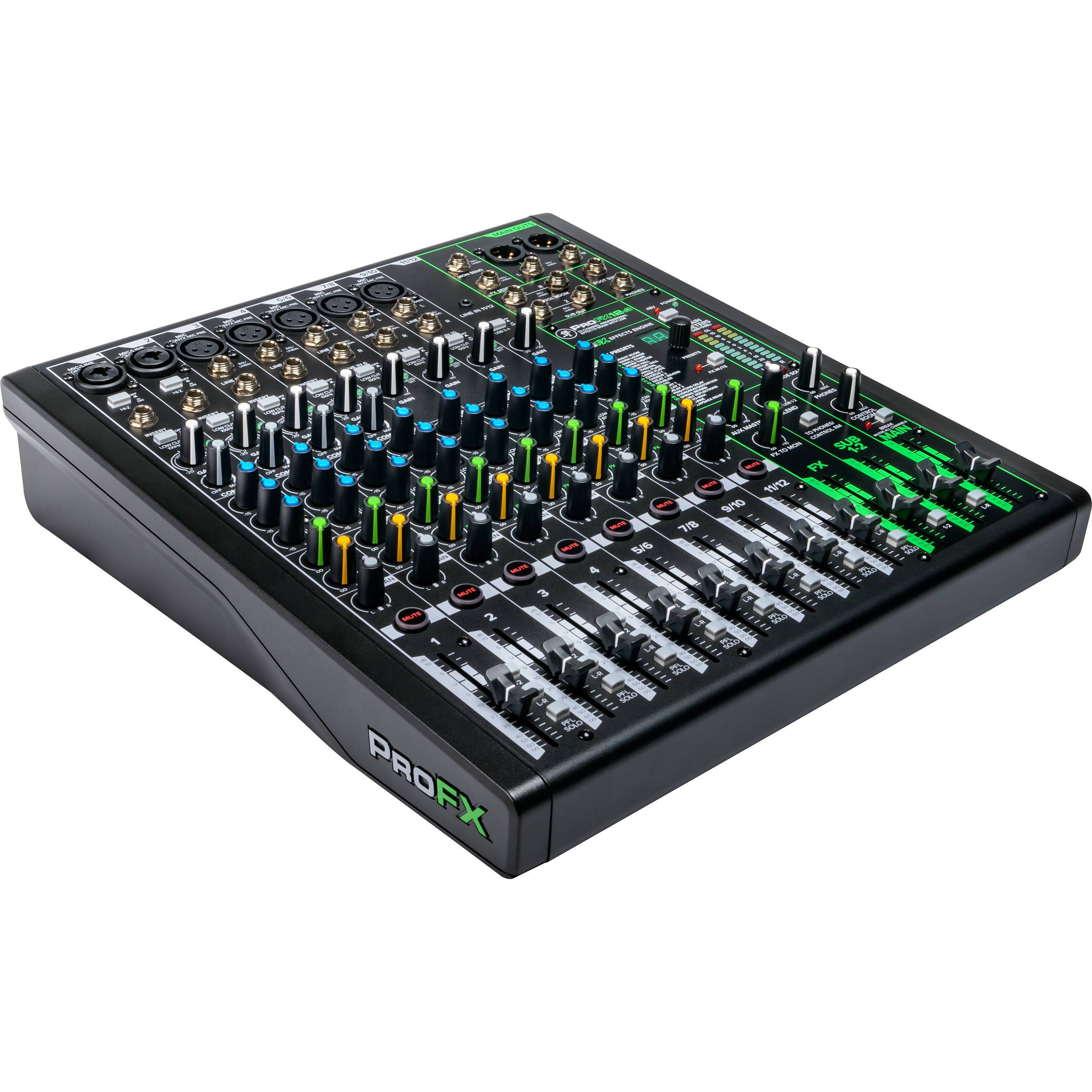 Mackie ProFX12v3 Mixer USB de 12 Canales con Efectos Mixers/Consolas Mackie 
