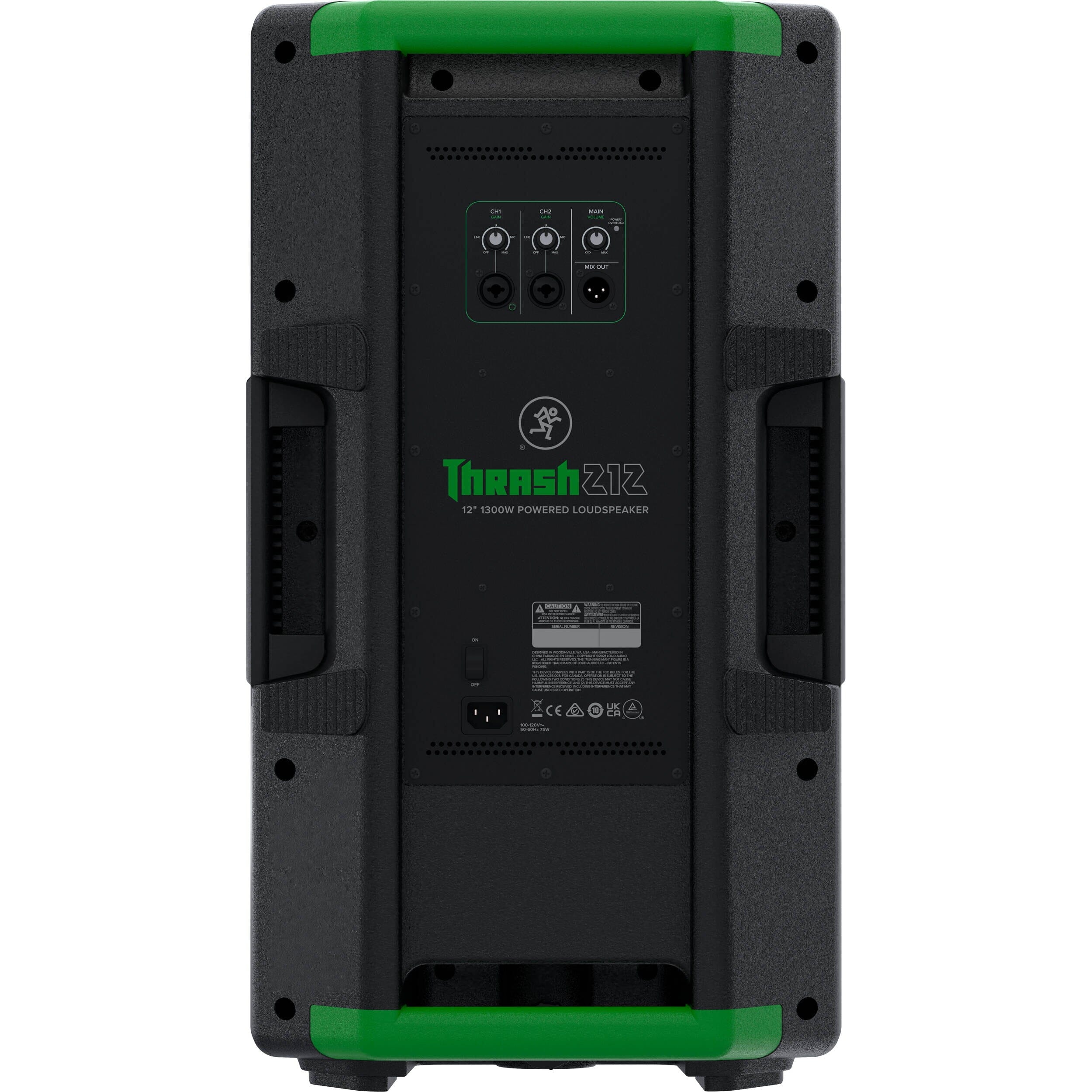 Mackie Thrash212 Caja Activa de 12" con 1300W Cajas Activas Mackie 