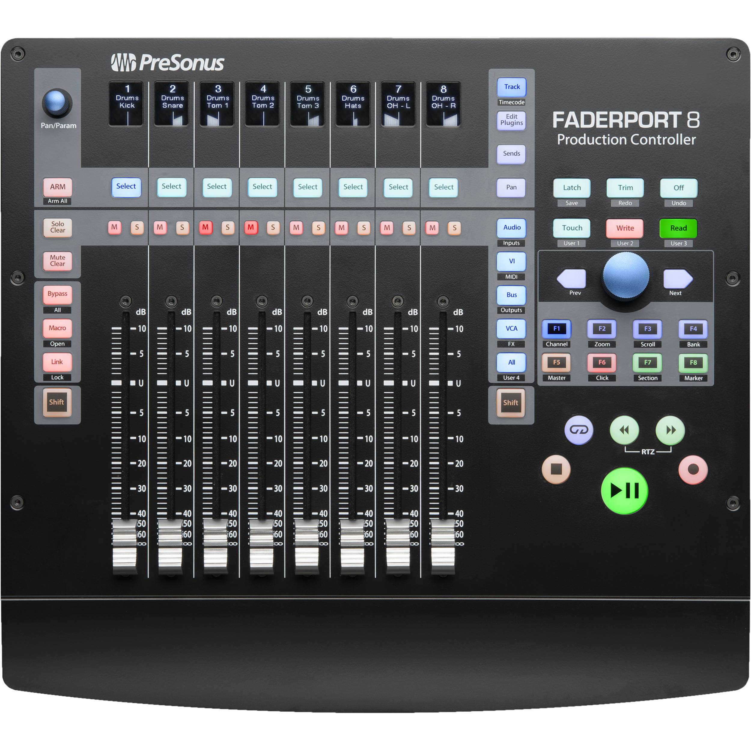 PreSonus FaderPort 8 Controlador de Producción de Mezcla PreSonus 