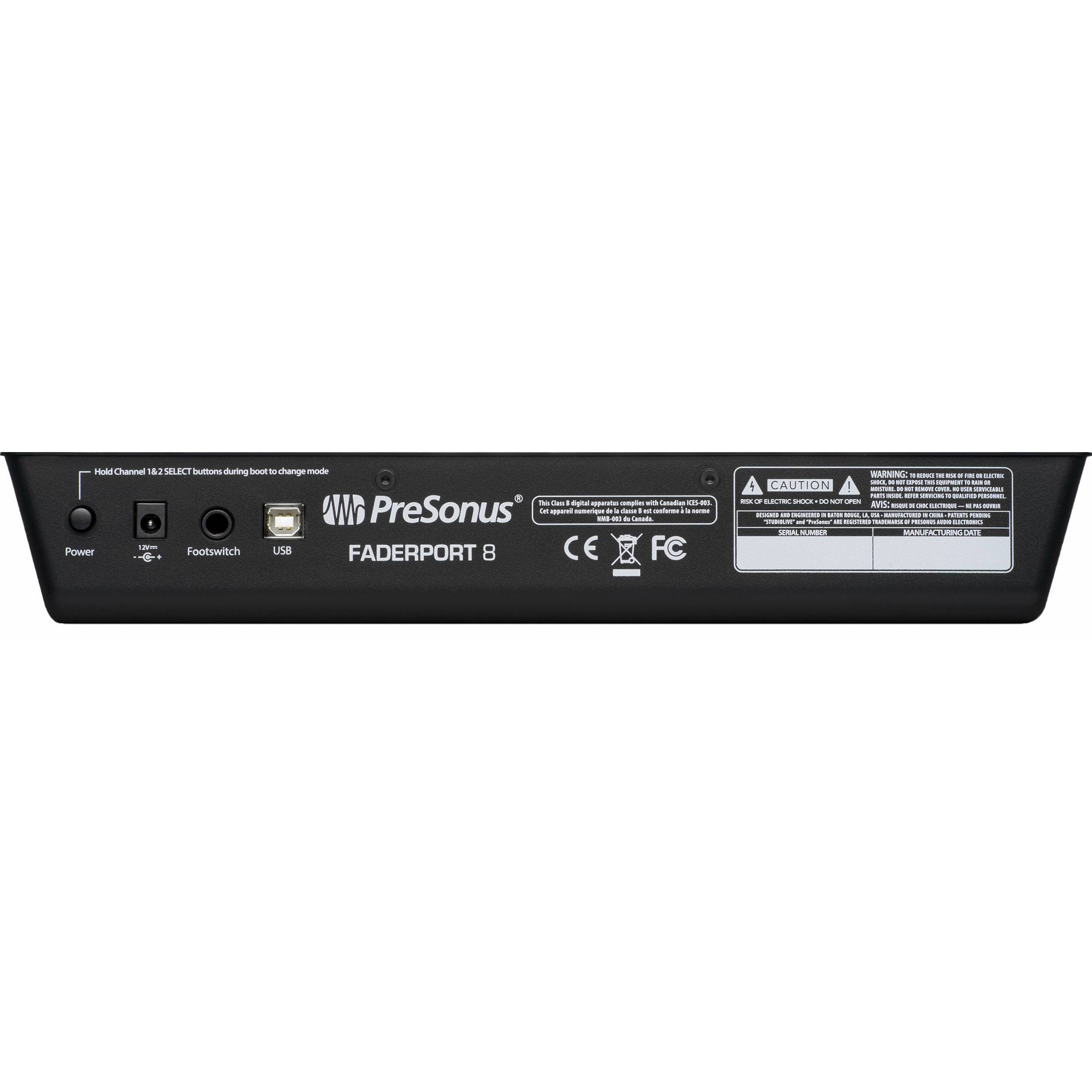 PreSonus FaderPort 8 Controlador de Producción de Mezcla PreSonus 
