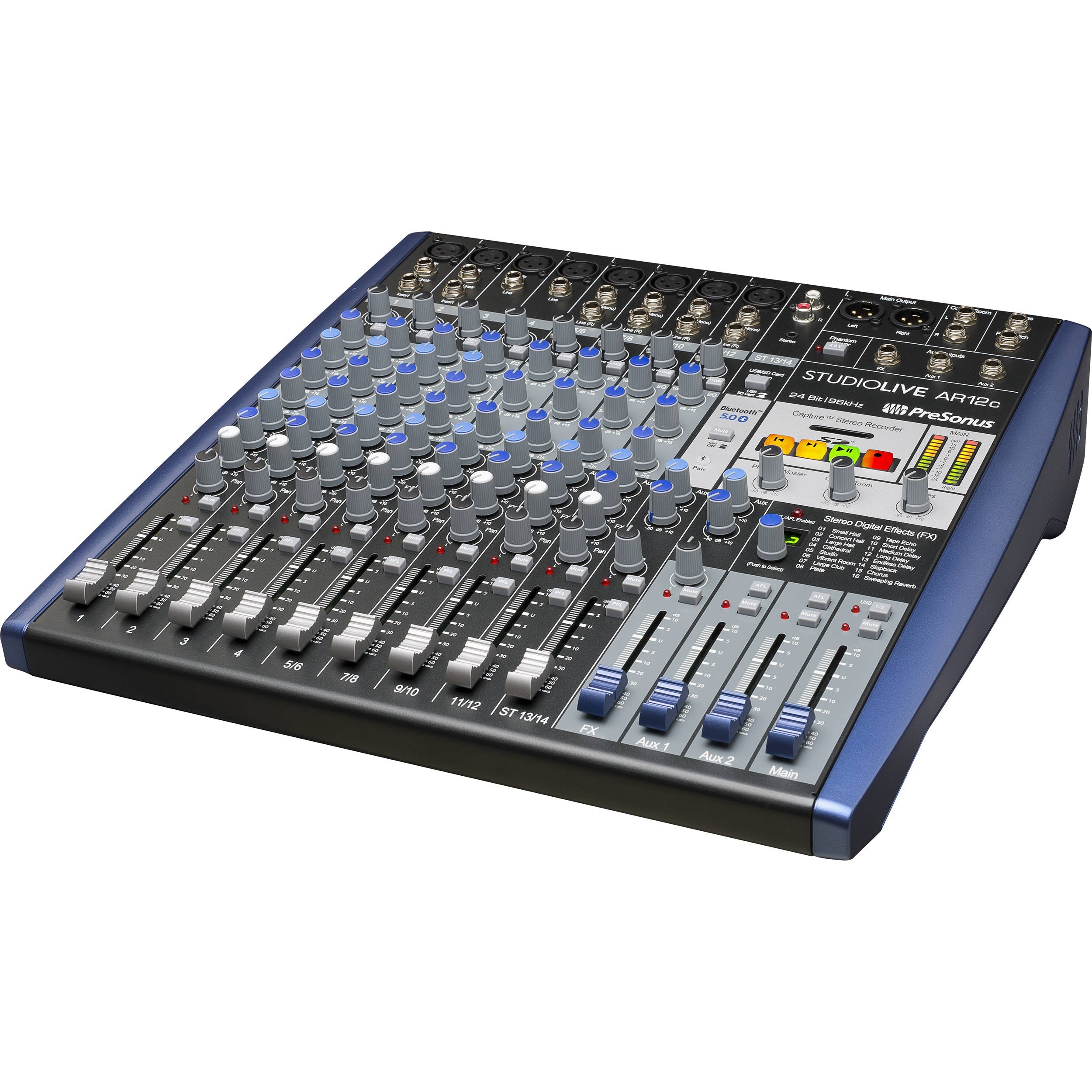 PreSonus StudioLive AR12c Mezclador Híbrido de 14 Canales USB-C