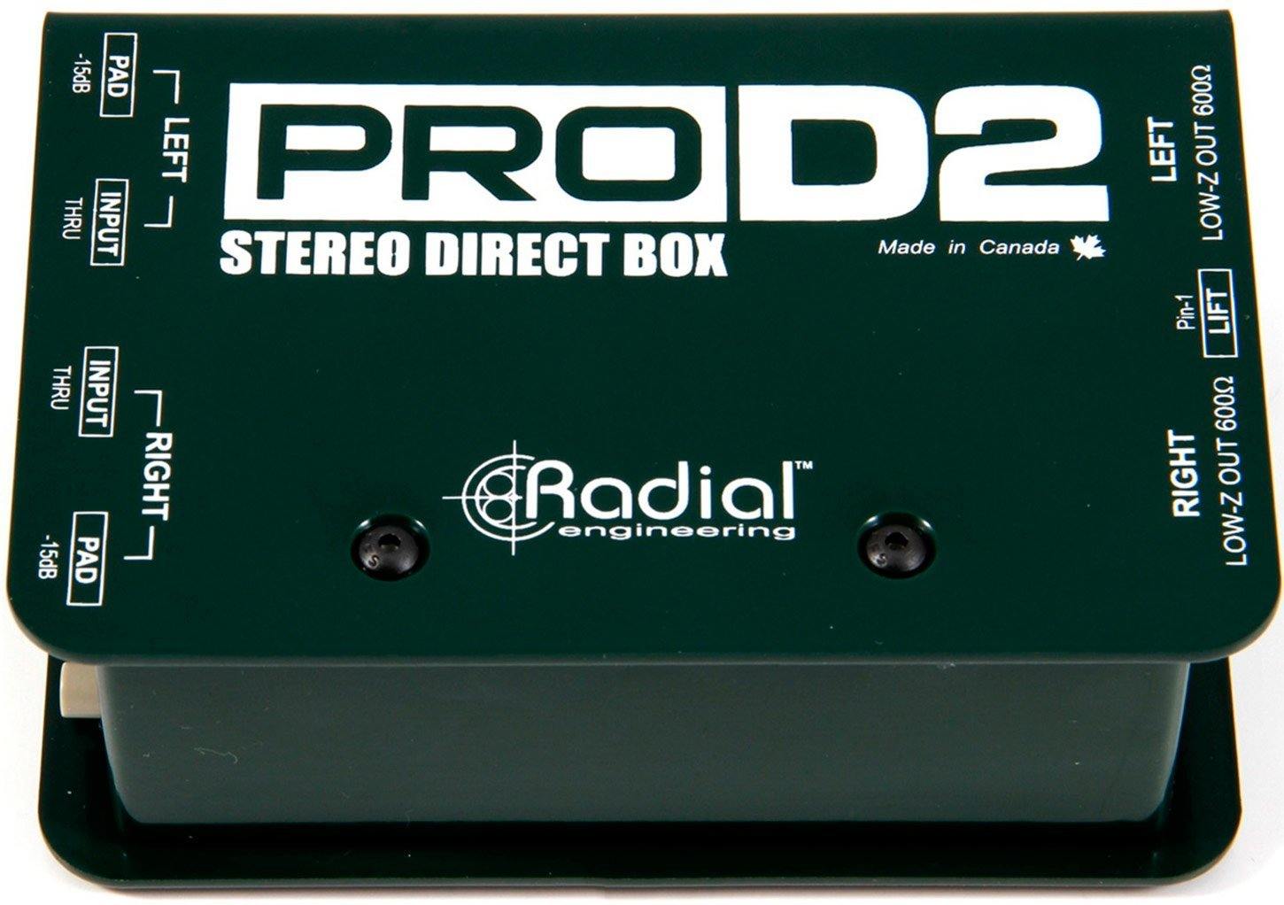 Radial Pro D2 Caja Directa Stereo Pasiva Radial 