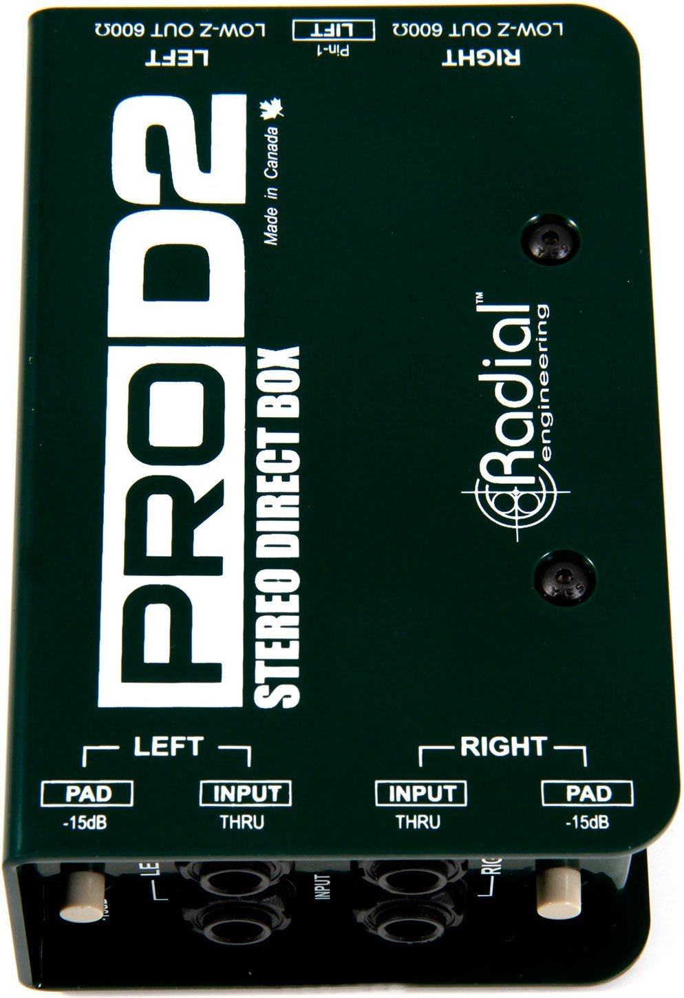 Radial Pro D2 Caja Directa Stereo Pasiva Radial 