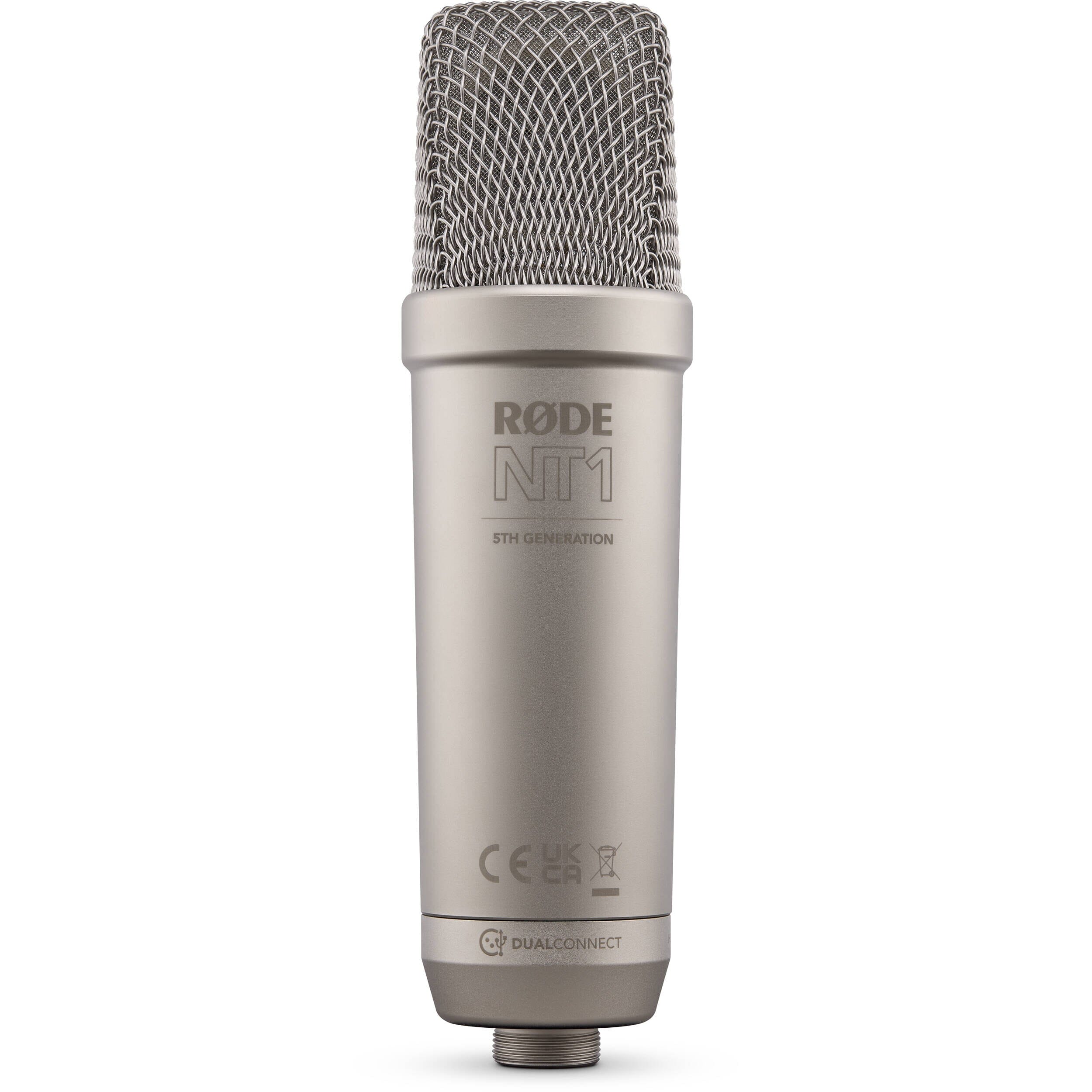 RODE NT1 5th Generation Micrófono Condensador XLR/USB (Silver) Micrófonos de Condensador RODE 