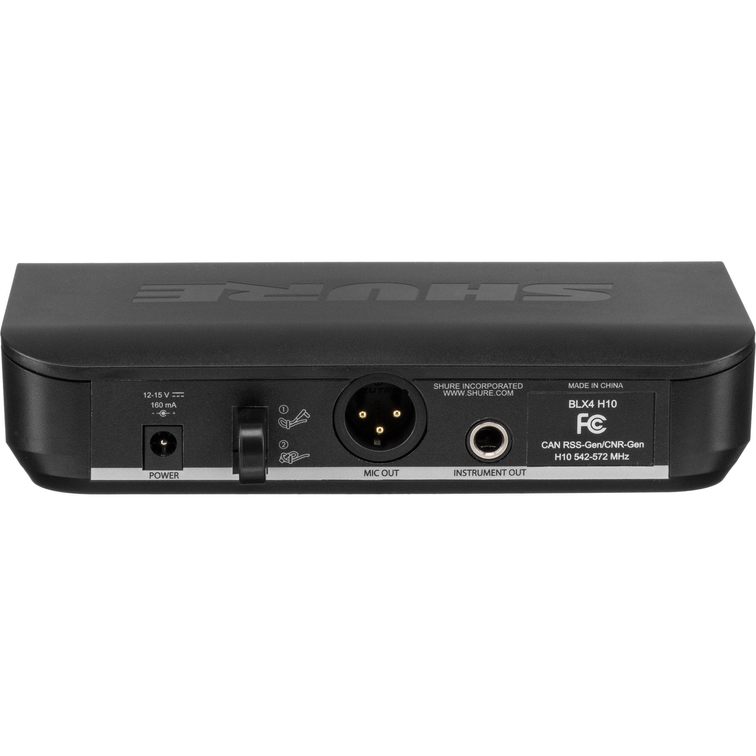 Shure BLX24/PG58-H9 Sistema Inalambrico para Voz con Micrófono PGA58 Micrófonos Inalámbricos Shure 