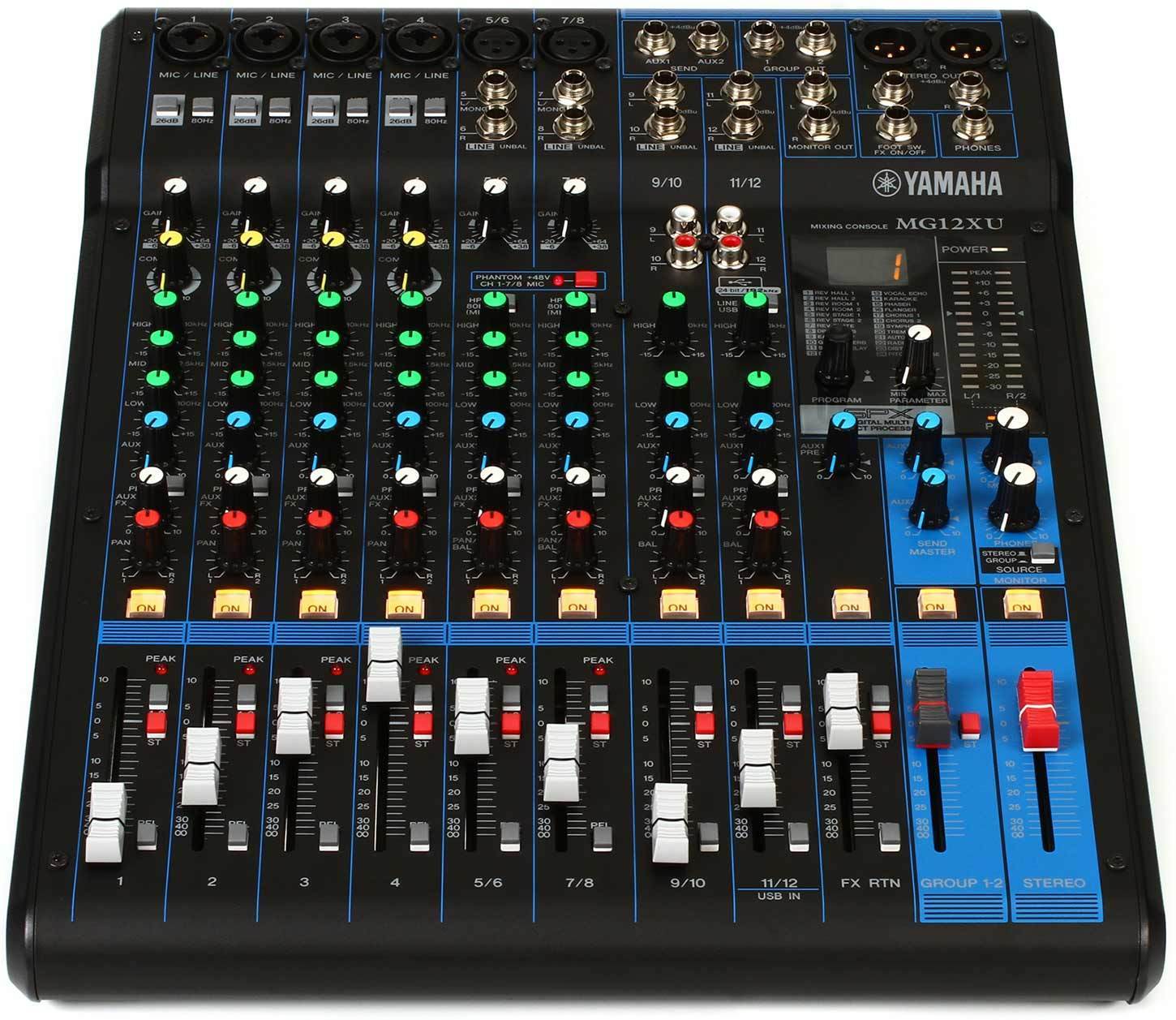 Yamaha MG12XU Mixer Análogo de 12 canales Otros YAMAHA 